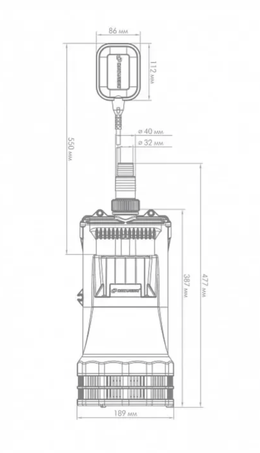 Насос дренажный Джилекс 200/25 №6