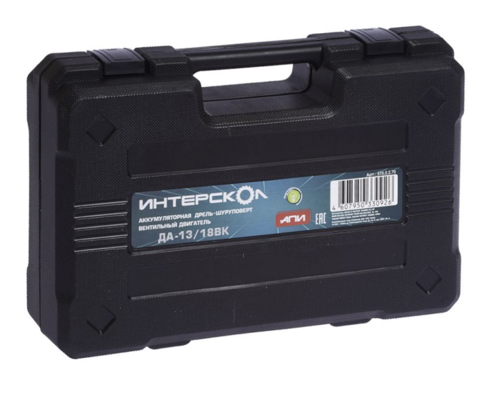 Аккумуляторная дрель-шуруповерт Интерскол ДА-13/18ВК 45 АПИ (без акк. и з/у) – №4