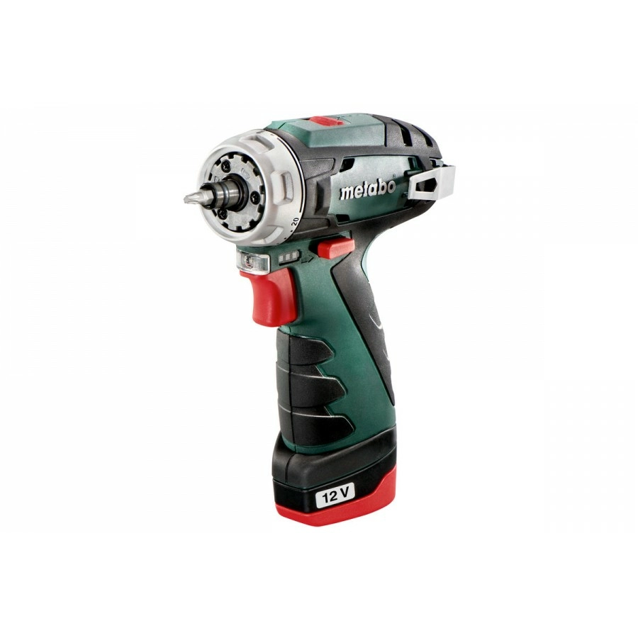 Аккумуляторная дрель-шуруповерт Metabo PM BS Quick 12B (2x2,0 Ач + з/у LC40) в кейсе угловая насадка №1