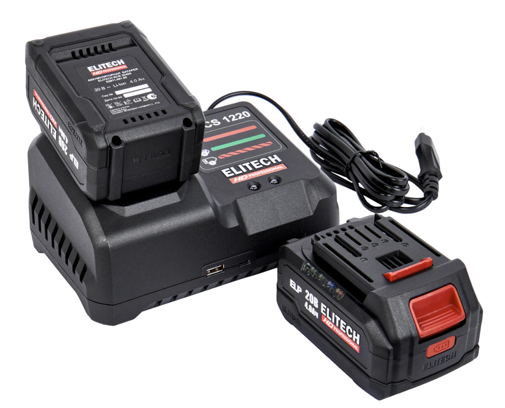 Аккумуляторная ударная дрель-шуруповерт Elitech HD CD 20BL2 (2х4,0 Ач) (E2201.042.02) №9