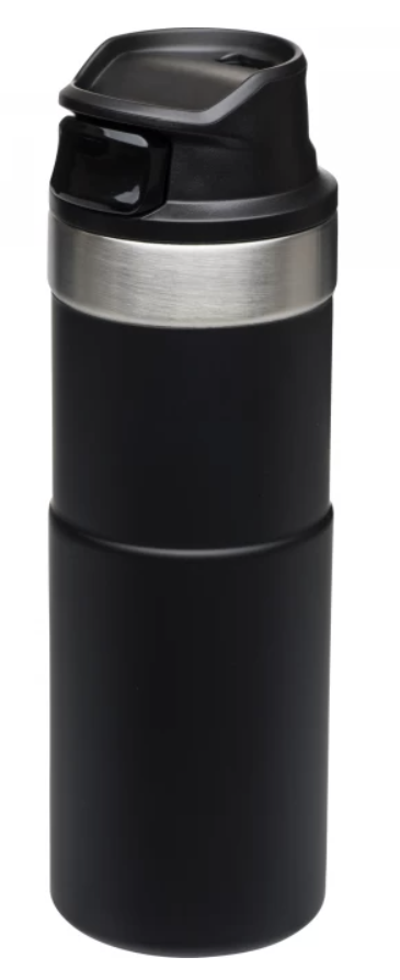 Термокружка Stanley Classic Trigger Action One Hand 0,47 л черная №1