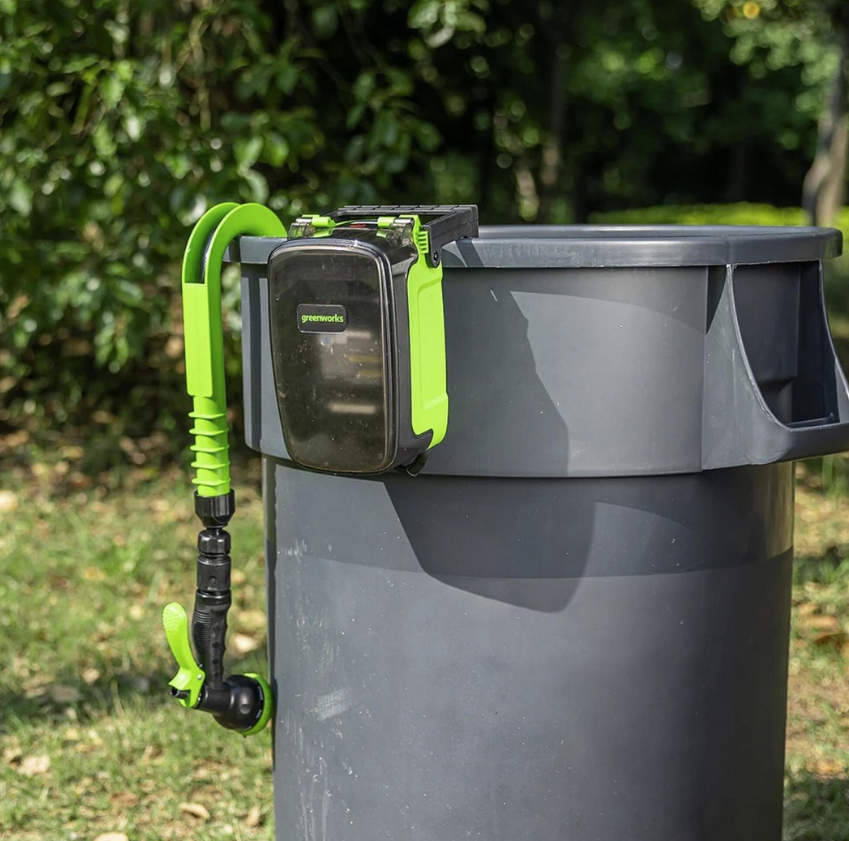 Аккумуляторный насос Greenworks G24SWP 24V для бочки (1х2,0 Ач) №2