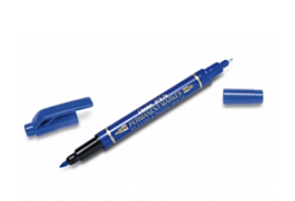 Фото товара «Маркер перманентный Pentel Pen Twin Tip CD/DVD 0,3/1,2 мм, двухсторонний, синий »