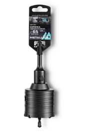 Товар «Коронка твердосплавная SDS+ Metallica Optima 65x160/100 мм М22х2,0 мм с адаптером» Фото товара «Коронка твердосплавная SDS+ Metallica Optima 65x160/100 мм М22х2,0 мм с адаптером»