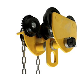 Фото товара «Каретка ручная Ocalift 500кг 3м тип GCL тележка на двутавр с ручным приводом»