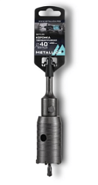 Товар «Коронка твердосплавная SDS+ Metallica Optima 40x160/100 мм М22х2,0 мм с адаптером» Фото товара «Коронка твердосплавная SDS+ Metallica Optima 40x160/100 мм М22х2,0 мм с адаптером»