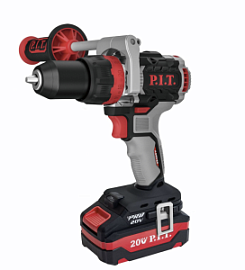 Фото товара «Аккумуляторная ударная дрель-шуруповерт P.I.T. PSB20H-13C/1 X-DRIVER (1х4,0 Ач)»