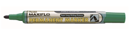 Фото товара «Маркер перманентный с жидкими чернилами Pentel Maxiflo 4,5 мм, пулевидный, зеленый»