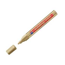 Фото товара «Маркер перманентный лаковый глянцевый Edding 2-4 мм, золотой (750/53)»