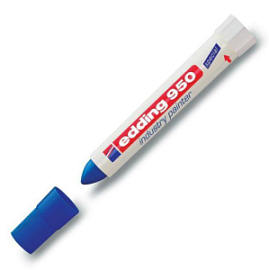 Фото товара «Маркер перманентный для шероховатых и ржавых поверхностей Edding 10 мм, синий»