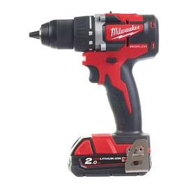 Фото товара «Аккумуляторная дрель-шуруповерт Milwaukee M18 CBLDD-202C(2х2,0 Aч)»