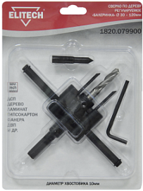 Товар «Балеринка по дереву Elitech 30-120 мм» Фото товара «Балеринка по дереву Elitech 30-120 мм»