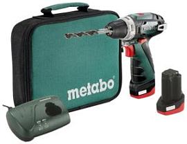 Фото товара «Аккумуляторная дрель-шуруповерт Metabo PowerMaxx BS 10.8В (2x2,0 Ач) в сумке»