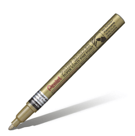 Товар «Маркер перманентный Pentel Paint 2,9 мм, золотистый» Фото товара «Маркер перманентный Pentel Paint 2,9 мм, золотистый»