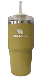 Фото товара «Термокружка Stanley Quencher H2.0 0,59 л с трубочкой, золотистая»