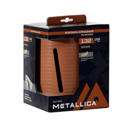 Фото товара «Коронка алмазная Metallica Ultra 132x150 мм М16, без хвостовика, сегментная удлиненная по бетону»