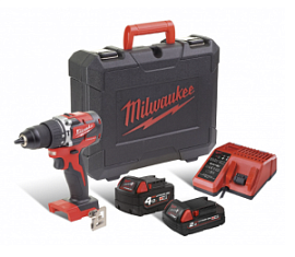 Фото товара «Аккумуляторная ударная дрель-шуруповерт Milwaukee M18 CBLPD-422C (2х2/4 Ач)»