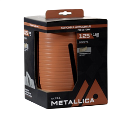 Фото товара «Коронка алмазная Metallica Ultra 125x150 мм М16, без хвостовика, сегментная удлиненная по бетону»