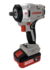 Фото товара «Аккумуляторный ударный гайковерт Crown CT22062HX-4 BMC (2х4,0 Ач) »