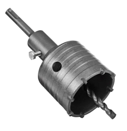 Фото товара «Коронка твердосплавная MOS-Distar 68 мм М16/8 мм по бетону с переходником SDS + (MS-CBT68)»