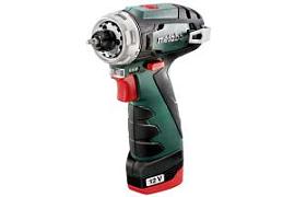 Фото товара «Аккумуляторная дрель-шуруповерт Metabo PowerMaxx BS 10,8В (2х2,0 Ач + з/у LC12)»