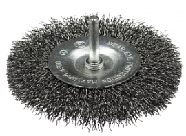 Товар «Корщетка для дрели ПрофОснастка Эксперт №597 63 мм, плоская» Фото товара «Корщетка для дрели ПрофОснастка Эксперт №597 63 мм, плоская»