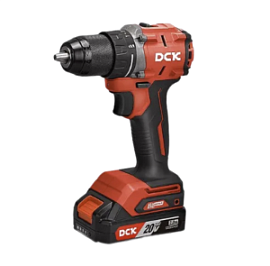 Фото товара «Аккумуляторная ударная дрель-шуруповерт DCK KDJZ2060i 18В 60 Нм в кейсе (2х2,0 А/ч)»