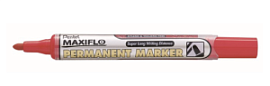 Фото товара «Маркер перманентный с жидкими чернилами Pentel Maxiflo 4,5 мм, пулевидный, красный»
