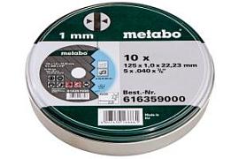 Фото товара «Диск по металлу Metabo SP 125х1,0х22,2 мм (10шт) »