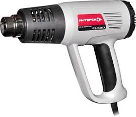 Фото товара «Фен строительный Интерскол ФЭ 2000Э (в коробке)»