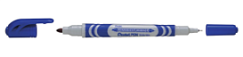 Фото товара «Маркер перманентный Pentel Pen Twin Tip CD/DVD 1,0/3,5 мм, двухсторонний, синий »