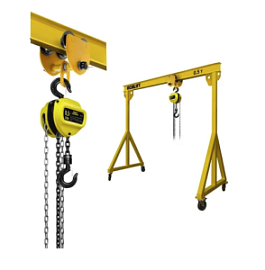 Фото товара «Мобильное перегрузочное устройство Ocalift 500 кг 2х2 м ручной с талью NORMA на каретке»