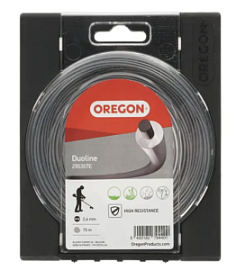 Товар «Леска для триммера Oregon Duoline 2,4 мм/15 м круглая» Фото товара «Леска для триммера Oregon Duoline 2,4 мм/15 м круглая»