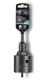 Товар «Коронка твердосплавная SDS+ Metallica Optima 60x160/100 мм М22х2,0 мм с адаптером» Фото товара «Коронка твердосплавная SDS+ Metallica Optima 60x160/100 мм М22х2,0 мм с адаптером»