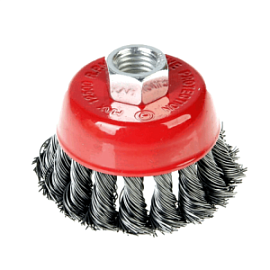 Фото товара «Корщетка для УШМ Strong 65 мм M14 стальная, чашка»