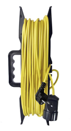 Фото товара «Удлинитель-шнур на рамке Союз 1х10 м 10А IP20 2,2 кВт с заземлением (481S-5301)»