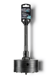 Фото товара «Коронка твердосплавная SDS-max Metallica Optima 120x250/110 мм М22х2,0 мм с адаптером»