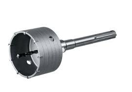 Фото товара «Коронка твердосплавная SDS-max Metallica Optima 110x250/110 мм М22х2,0 мм с адаптером»