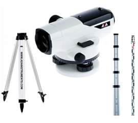 Фото товара «Нивелир оптический ADA PROF-X32 + рейка STAFF 5 + штатив ADA Light S»
