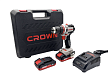 Аккумуляторная дрель-шуруповерт Crown CT21128HMX-2 BMC 20В (2х2,0 Ач) в кейсе – №7