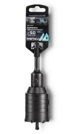 Фото товара «Коронка твердосплавная SDS+ Metallica Optima 50x160/100 мм М22х2,0 мм с адаптером»