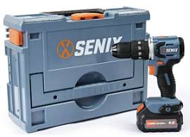 Фото товара «Аккумуляторная ударная дрель-шуруповерт Senix PDHX2-M2-EU,X2 20V 60Hm (1х4,0 Ач)»