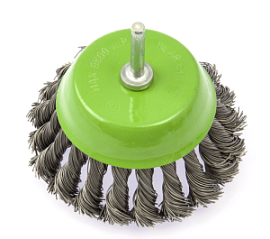 Товар «Щётка для дрели Дело Техники 100 мм крученая чашка » Фото товара «Щётка для дрели Дело Техники 100 мм крученая чашка »